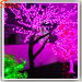 LED artificial cherry blossom tree with LED lights PU cherry flower TREES