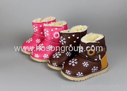 Comfortable Snow Prints Boots For Kids