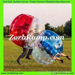 Zorb Ball Bubble Soccer Body Zorbing Football Human Hamster Walking Ball Water Roller | ZorbRamp.com