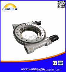 dual axis slewing drive gear reducer for slew crane and aerial platform