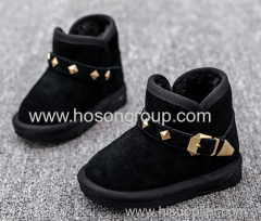 Children Snow Boots With Buckle