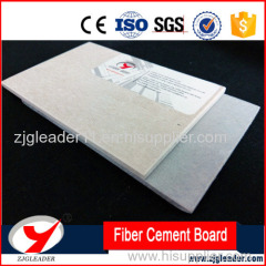 Light color fiber cement board