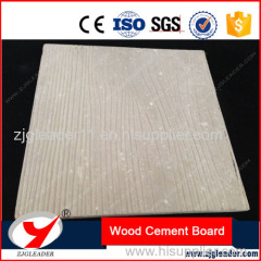 Wood grained fiber cement board