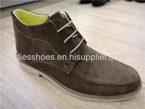 New Style Fashion flat PU suede men boots