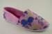 New fashion colorful casual pull on canvas flat shoes