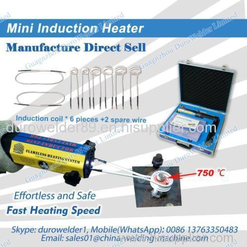 Portable induction heater for bolt heating