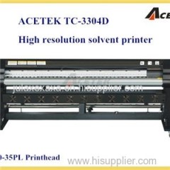 TC-3304D Digital Solvent Printer With Spt 510 35pl Hed