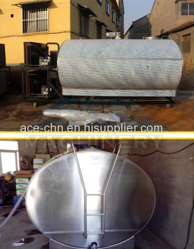 500L Sanitary Milk Cooling Tank with Open Top