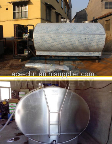 Sanitary Direct Cooling Fresh Milk Storage Tank