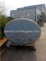 1000L Sanitary Stainless Steel Storage Tank for Milk and Juice Storage