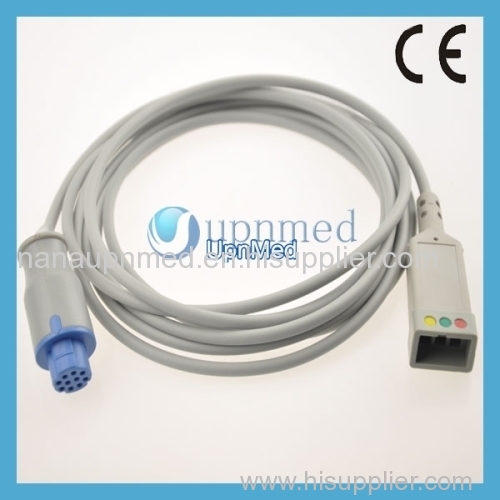 Datex 10 pins 3-lead ecg trunk cable IEC U306-12C3I