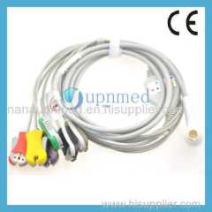 Corpuls 11 pins 6-lead ecg cable Clip IEC U383-16CI
