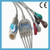 Philips 8 pins one piece 5-lead ecg cable Snap AHA U304-15SA