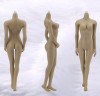 1/6 super flexible Figure Toys with black skin middle breast