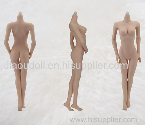 1/6 Scale Action Figure Toys with Pink Skin Middle Breast