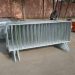 White powder coating crowd control police safety barriers