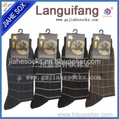 Jacquard Weave Men Dress Sock Custom Design Socks Factory