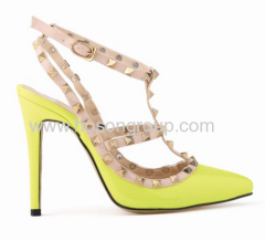 Sling back high heel dress sandals