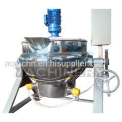 Electric Heating Big Jacketed Kettle with Mixer 50-1000L