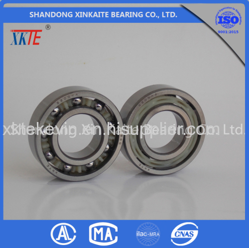 best sales XKTE brand nylon retainer 6205 TN9/C3/C4 conveyor idler bearing from china bearing manufacture