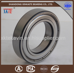 high precision conveyor parts XKTE brand Iron seals 6305ZZ conveyor bearing with black corner from china manufacture