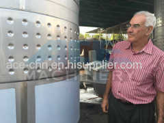 Sanitary Sanitary Stainless Steel Wine Fermentation Fermenter Tank