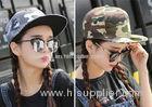 Cool Custom Caps Hats Embroidery / Camouflage Hip Hop Cap For Girls