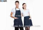 Solid Color Womens Kitchen Aprons With Pockets For Women Cooking