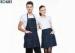 Solid Color Womens Kitchen Aprons With Pockets For Women Cooking