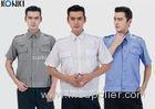 Durable Police And Security Guard Uniform Mens Shirts With Two Pockets