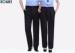 Polyester Cotton Womens / Mens Black Pants For Security Guard Clothing