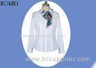 White Shirt Skirt Corporate Office Uniform For Women Office Clothing