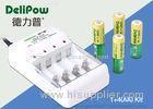 Compact Design 1000mAh Rechargeable Battery Kit Nimh 4 AA Delipow