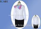 Casual V Neck Shirt Corporate Office Uniform For Men And Women