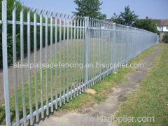 Galvanized Palisade Fence - High Corrosion Resistance