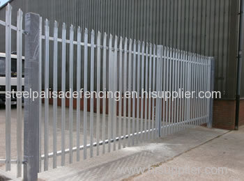 Palisade Gate with Palisade Fences Provides Security