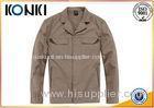 Warm Cotton / Polyester Custom Embroidered Jackets For Work Man
