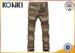 Comfortable Mens Custom Pants Anti - Wrinkle With Polyester / Cotton Material