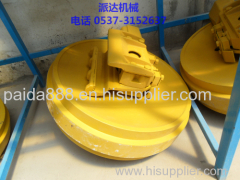 50Mn Yellow or Black excavator idler assy / Idler roller