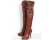 New style brown high heel dress boots