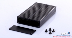 45*19*80mm Small balck anodizing aluminum extrusion enclsoure for fuse box