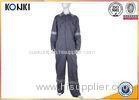 Overall Custom Work Uniforms High Visibility Workwear Grey Color