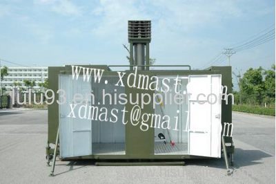 super heavy-duty telescopic antenna mast tower for mobile communications