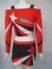 Two-piece dress Cheeleading uniforms One set costume cheerleader