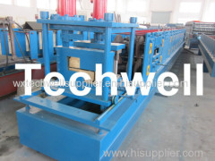 Automatic Control z Purlin Roll Forming Machine With Auto Punching Cutting