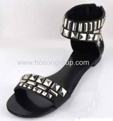 Fahion rhinestone flat sandals