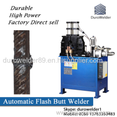 Construction steel rod butt welder