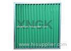 Non - Woven Cloth V Form Pre Air Filter Customized Size Galvanized Steel Frame