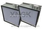 Rigid HEPA Filter With Aluminum Separator Galvanized Steel Frame Clean Room