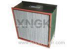 Flange Type Oven Air Filters High Temperature High Dust Holding Ability